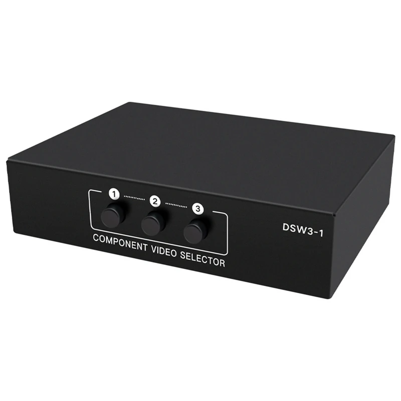 3 Channel 5 RCA Ypbpr Selector AV Switcher 3 In 1 Output Ypbpr Component RGB Switcher
3 Channel 5 RCA Ypbpr Selector AV Switcher 3 In 1 Output Ypbpr Component RGB Switcher