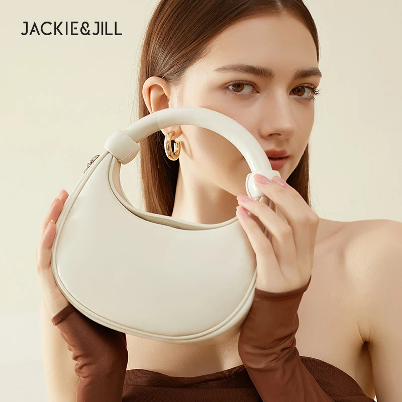 Jackie&Jill Cowhide Handbag Exquisite Rose Pink Women'S Crossbody Crescent Bag New Fashion Women'S Bag
Jackie&Jill Cowhide Handbag Exquisite Rose Pink Women'S Crossbody Crescent Bag New Fashion Women'S Bag