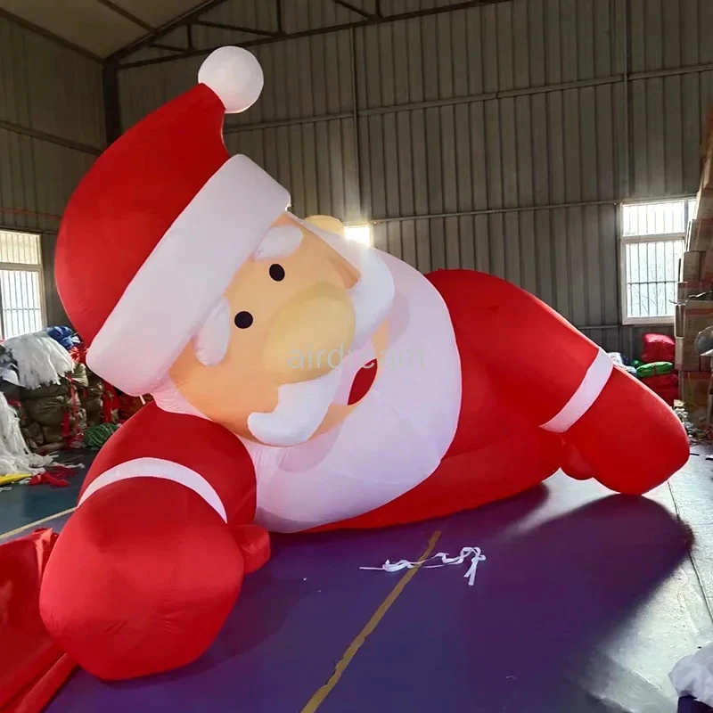 Lovely Giant Oxford Fabric Lying Commercial Inflatable Santa Claus With Led Lights Father Christmas For Outdoor Decorations
Lovely Giant Oxford Fabric Lying Commercial Inflatable Santa Claus With Led Lights Father Christmas For Outdoor Decorations