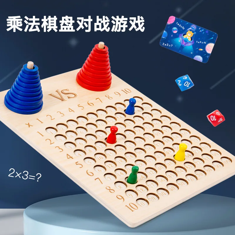 Wooden Multiplication Formula Toy Game Table Wooden Learning Puzzle Early Education Toys
Wooden Multiplication Formula Toy Game Table Wooden Learning Puzzle Early Education Toys