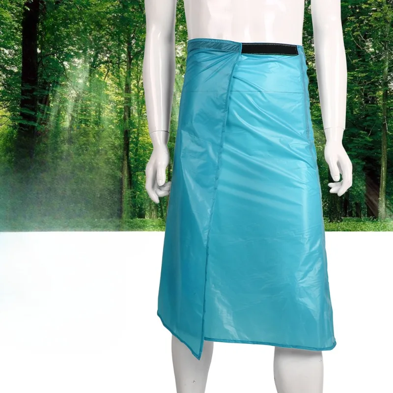 

Легкая длинная Водонепроницаемая юбка-брюки от дождя Kilt, брюки, дождевик с силиконовым покрытием, дождевая одежда для активного отдыха, Походов, Кемпинга