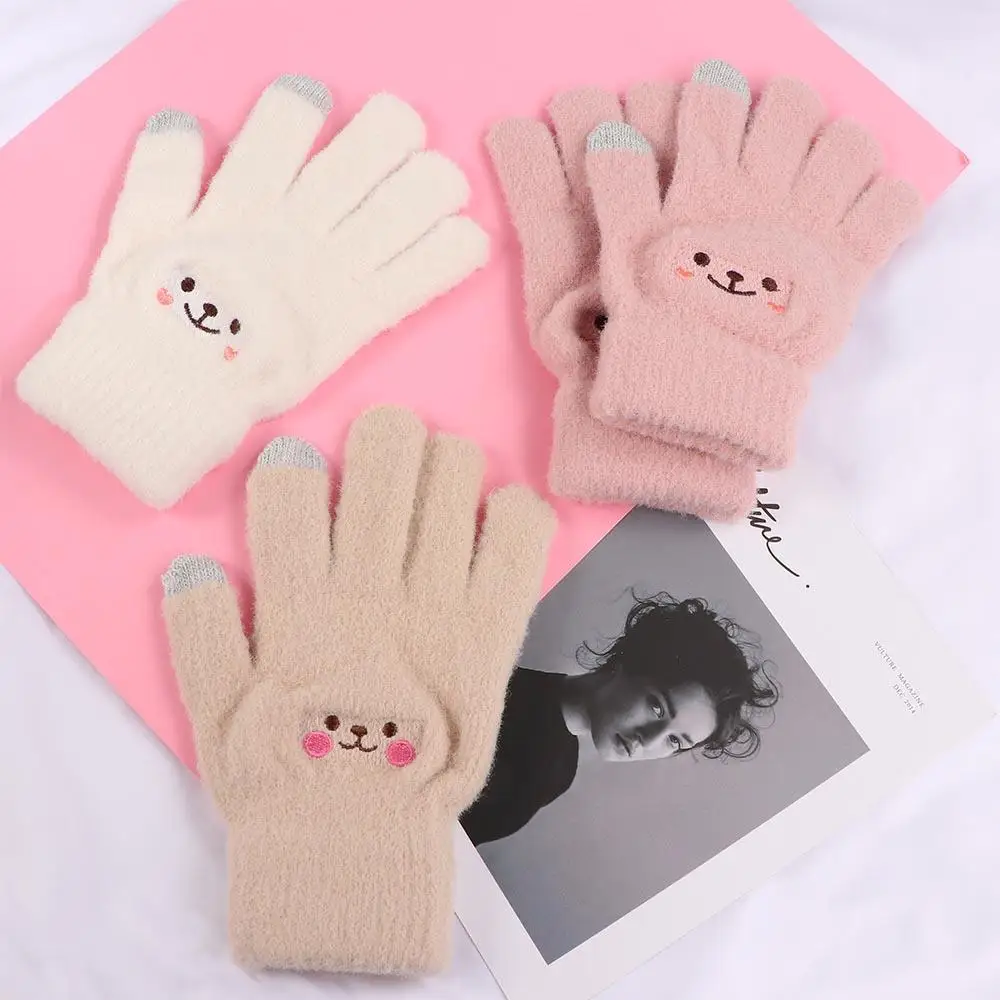 Cute Japanese Student Cartoon Plush Women Touch Screen Gloves Full Finger Warm Mittens Knitted Gloves
Cute Japanese Student Cartoon Plush Women Touch Screen Gloves Full Finger Warm Mittens Knitted Gloves