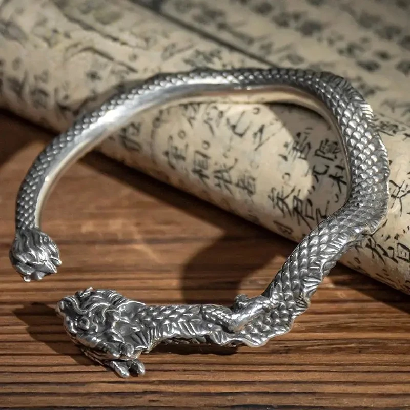 New 2023 Vintage Personalized Dragon Bracelet Men's Hip-hop Punk Open Bracelet Banquet Jewelry Accessories Gift
New 2023 Vintage Personalized Dragon Bracelet Men's Hip-hop Punk Open Bracelet Banquet Jewelry Accessories Gift