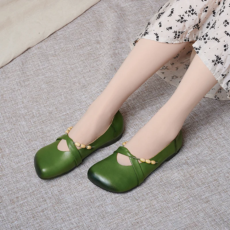 Women's shoes 2022 spring style single shoes new flat buckle peas shoes leather shoes 803-1
Women's shoes 2022 spring style single shoes new flat buckle peas shoes leather shoes 803-1