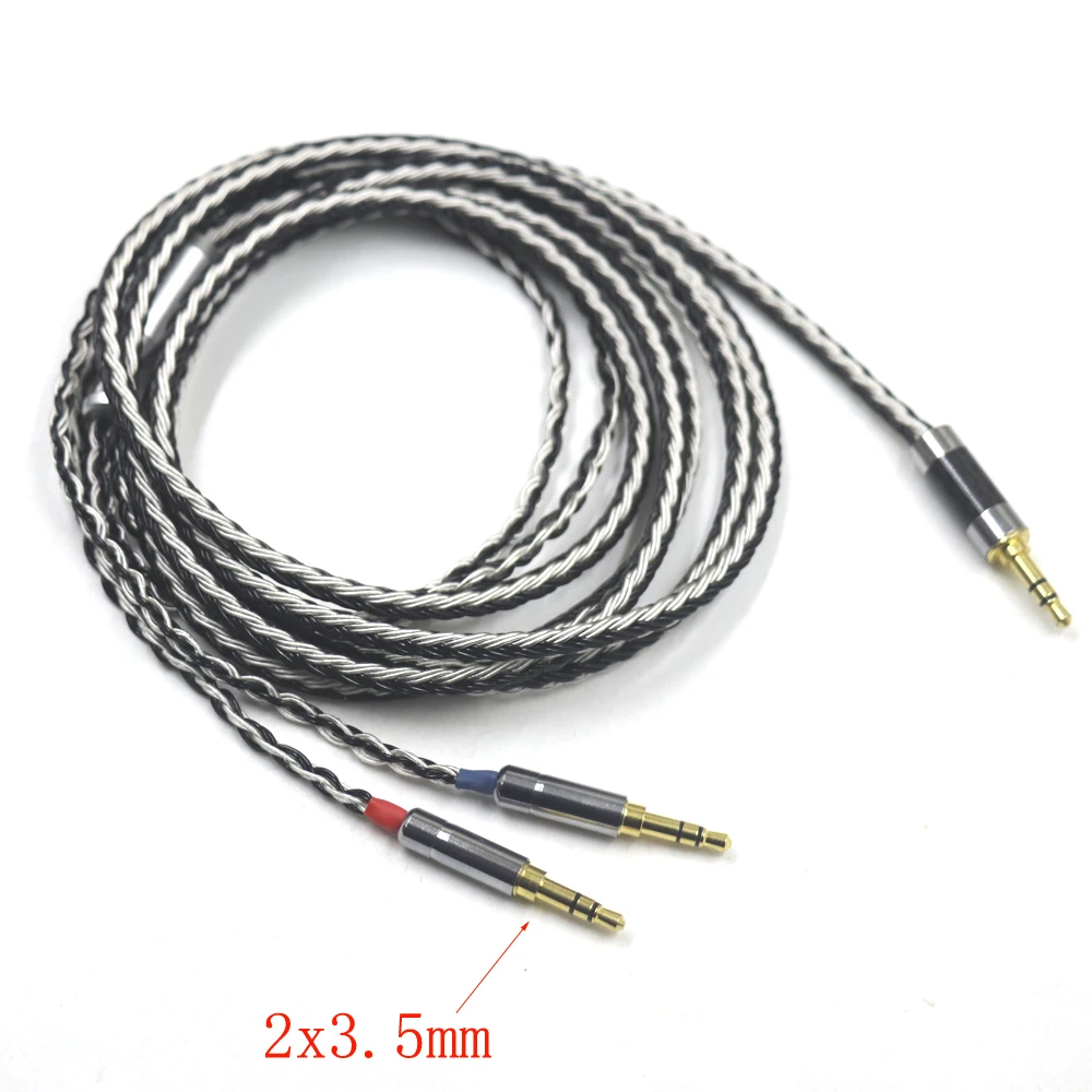 16 Cores 4 pin Xlr 4.4 2.5mm Headphone Earphone Cable For Dual 3.5 Hifiman Ananda sundara HE1000se HE6se he400 Z7M2
16 Cores 4 pin Xlr 4.4 2.5mm Headphone Earphone Cable For Dual 3.5 Hifiman Ananda sundara HE1000se HE6se he400 Z7M2