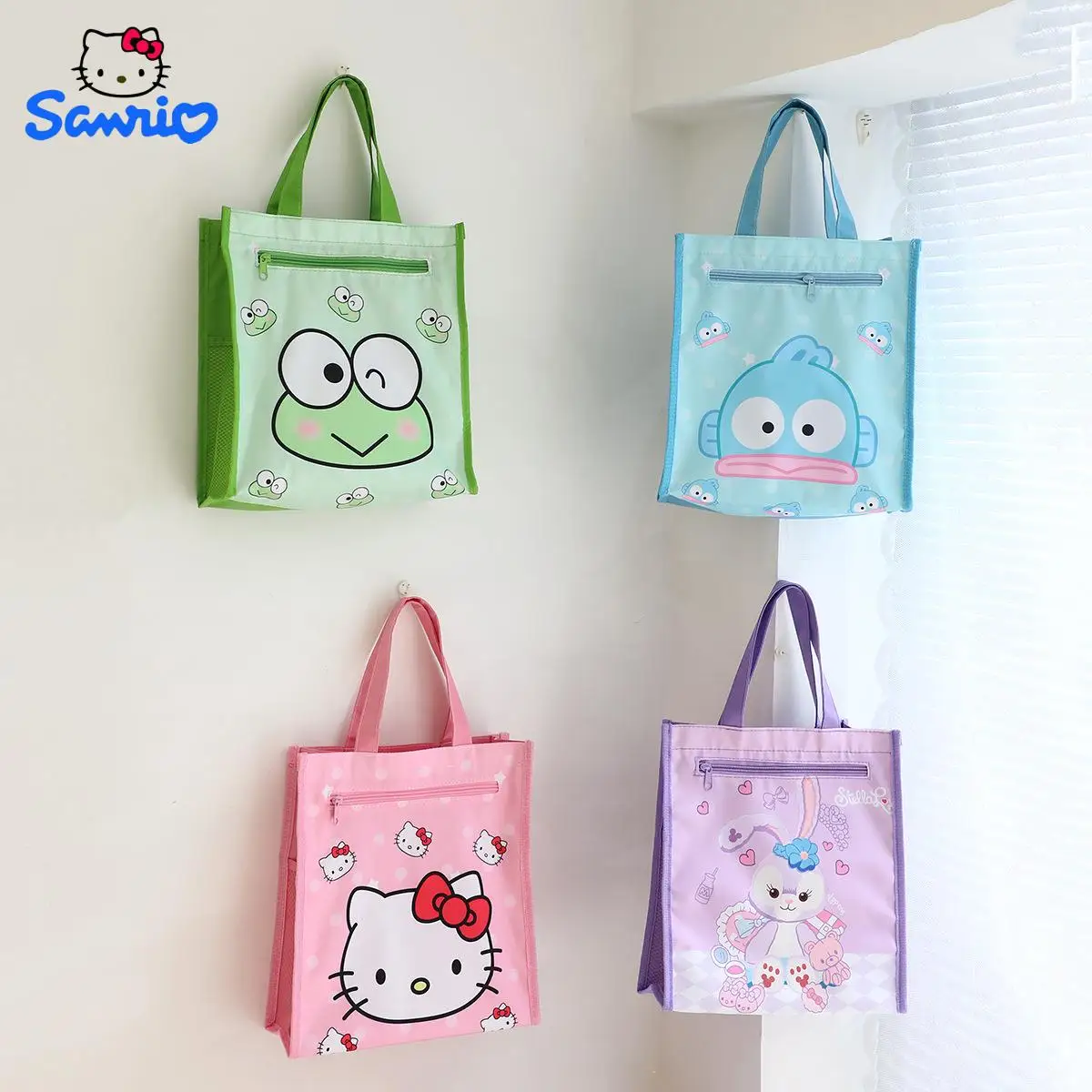 Sanrio Student Waterproof Bag Hello Kitty Melody Kawaii Storage Bags Cinnamoroll Kuromi Double Tote Shopping Bag Gift Cute
Sanrio Student Waterproof Bag Hello Kitty Melody Kawaii Storage Bags Cinnamoroll Kuromi Double Tote Shopping Bag Gift Cute