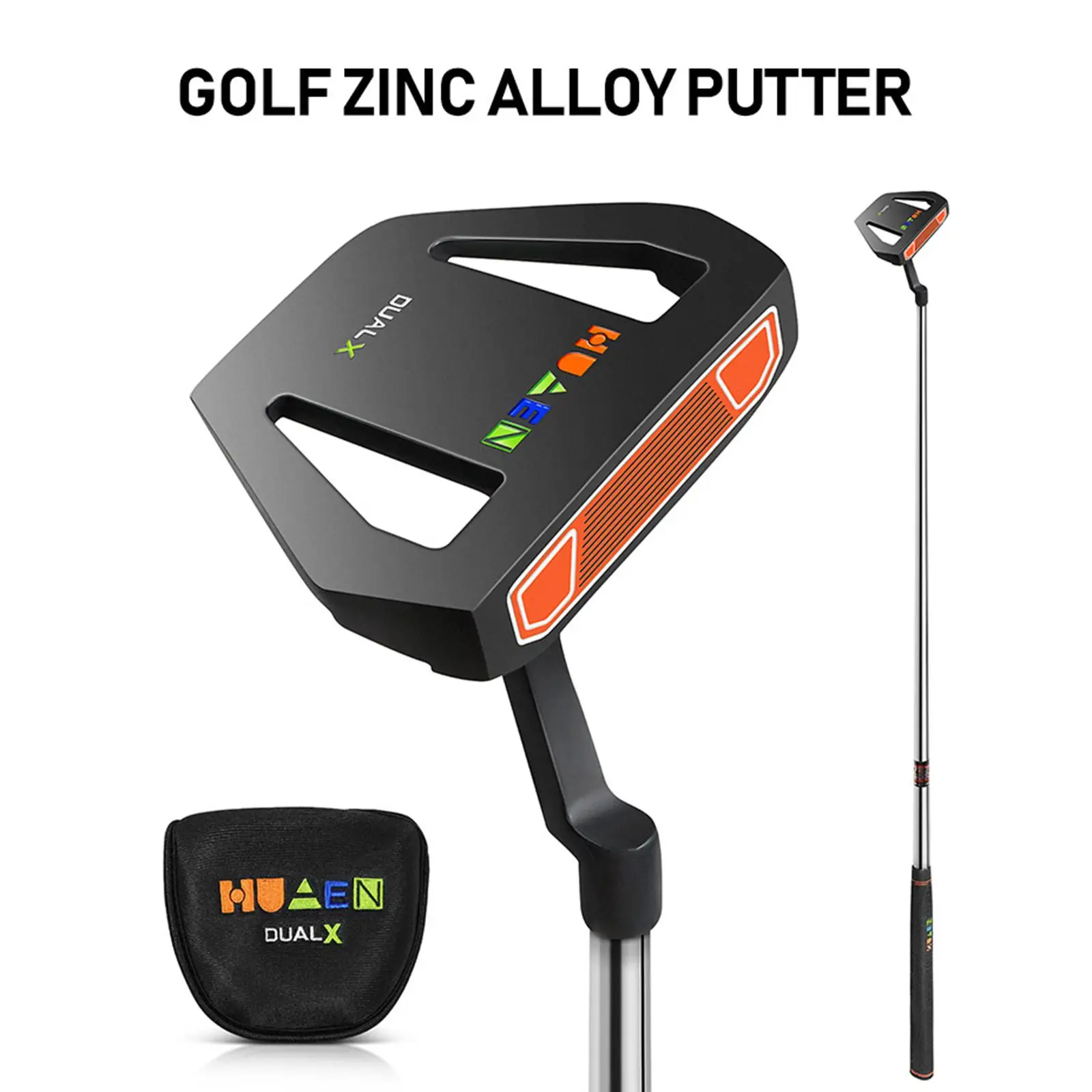 

Golf Putter Golf Training Equipment Right Handed Golfers Golf Putting Practice Tool Durable Golf Mallet Putter for Lawn Yard