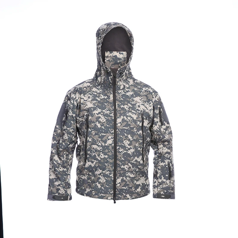Outdoor Clothes Shark Skin Warm Suit Camouflage Coats Men Autumn Winter Soft Shell Waterproof Windproof Fleece Coats
Outdoor Clothes Shark Skin Warm Suit Camouflage Coats Men Autumn Winter Soft Shell Waterproof Windproof Fleece Coats