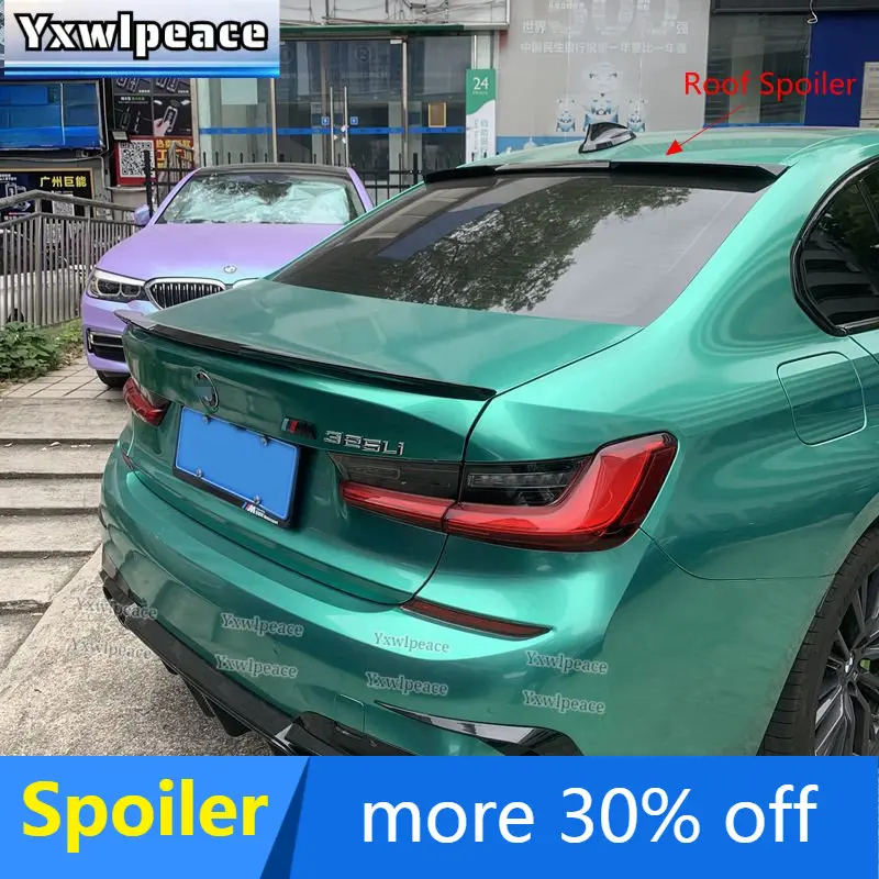 

For BMW G20 G28 Spoiler 2019 2020 2021 2022 NEW 3 Series 320i 325li 328i M4 Style ABS Trunk Lip Spoiler Rear Window Roof Wing