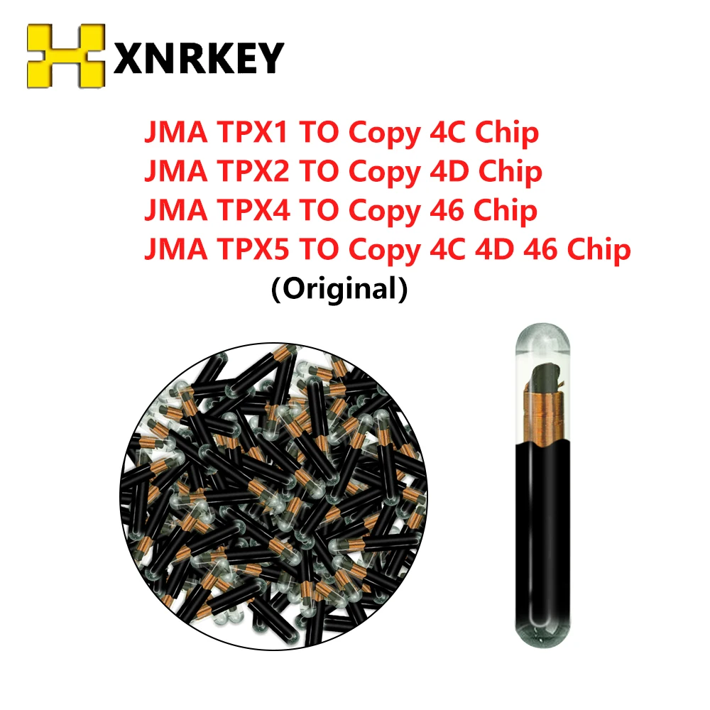 XNRKEY JMA TPX1/TPX2/TPX4/TPX5 клон чипа транспондера для копирования 4C 4D 46 TOYOTA NISSAN FORD HYUNDAI KIA MAZDA