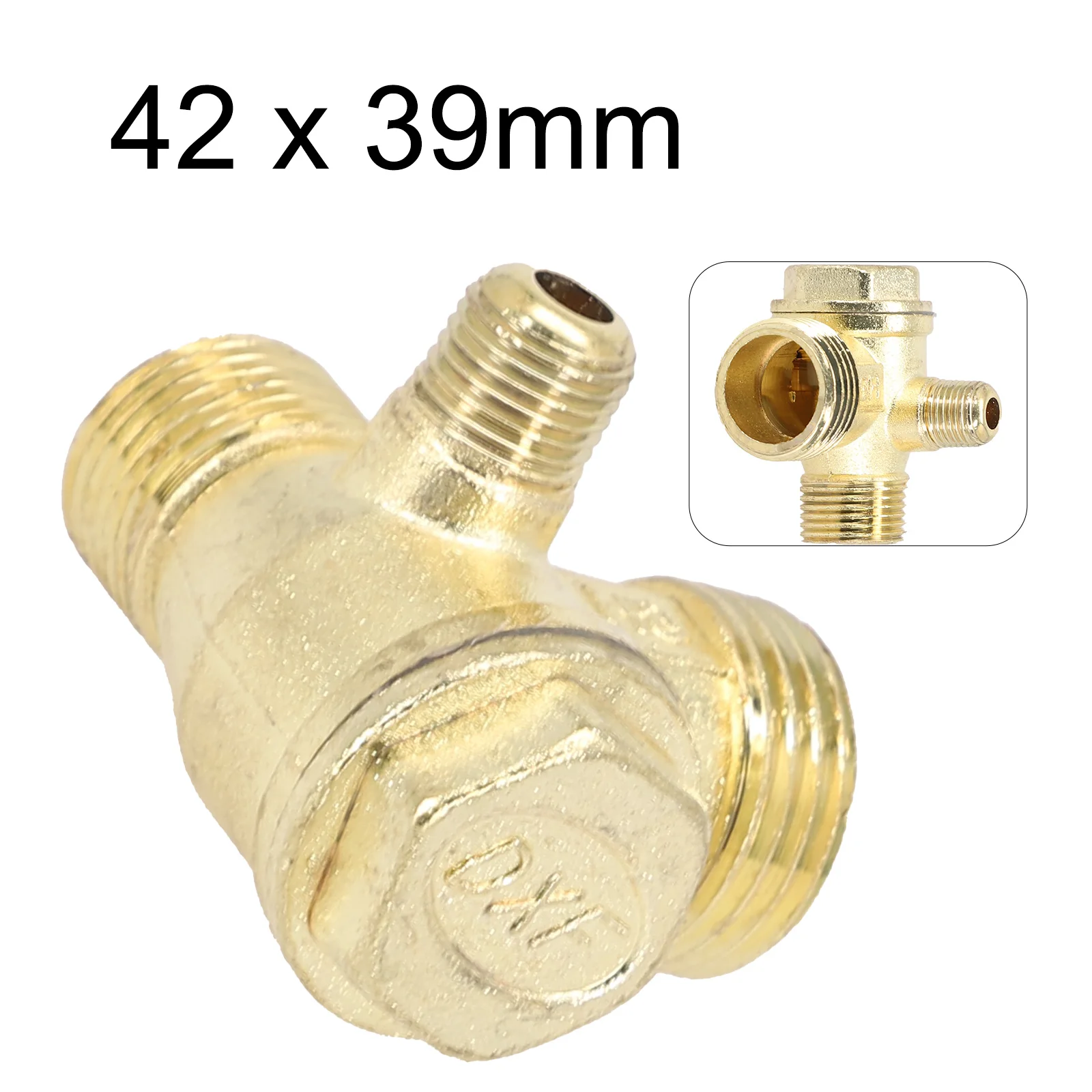 Air-Compressor Check Valve 3 Way Unidirectional Check Valve Connect-Pipe Fittings Connector Zinc Alloy For Pipe Connection Air
Air-Compressor Check Valve 3 Way Unidirectional Check Valve Connect-Pipe Fittings Connector Zinc Alloy For Pipe Connection Air