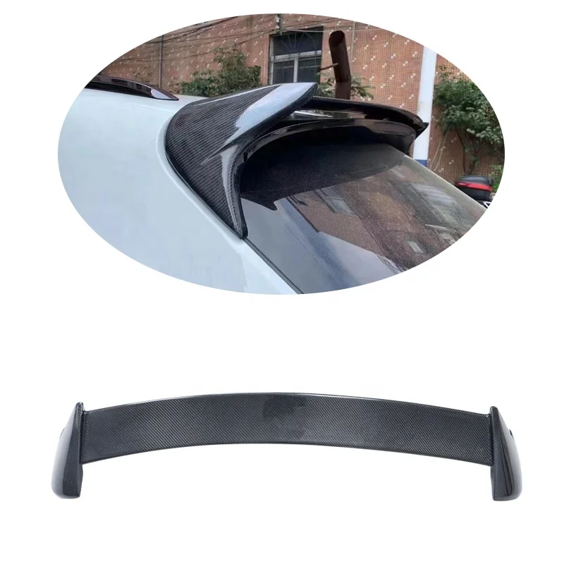 

Carbon Fiber Rear Roof Spoiler Car Mid Spoiler for Porsche Macan Spoiler 2018-2020 Tail Wings Car Styling Exterior Bodykit Parts