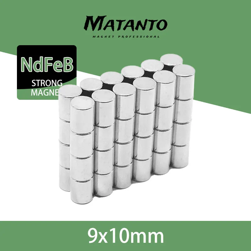 5/10/20/50/100PCS 9x10mm Neodymium Magnet 9mm x 10mm N35 NdFeB Cylinder Super Powerful Strong Permanent Magnet 9*10mm
5/10/20/50/100PCS 9x10mm Neodymium Magnet 9mm x 10mm N35 NdFeB Cylinder Super Powerful Strong Permanent Magnet 9*10mm