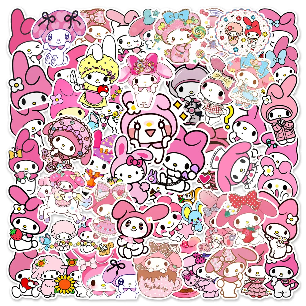 50 шт. аниме наклейки hello kitty Kuromi Melody, наклейки для скейтборда, скрапбукинга, ноутбука, чемодана, телефона, граффити, наклейки, детские игрушки
50 шт. аниме наклейки hello kitty Kuromi Melody, наклейки для скейтборда, скрапбукинга, ноутбука, чемодана, телефона, граффити, наклейки, детские игрушки