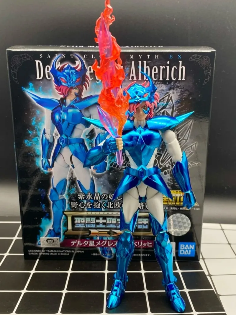 

Original Bandai Saint Seiya Cloth Myth Ex Delta Megrez Alberich Anime Peripheral Action Figurine Anime Collection Pvc Model Toy