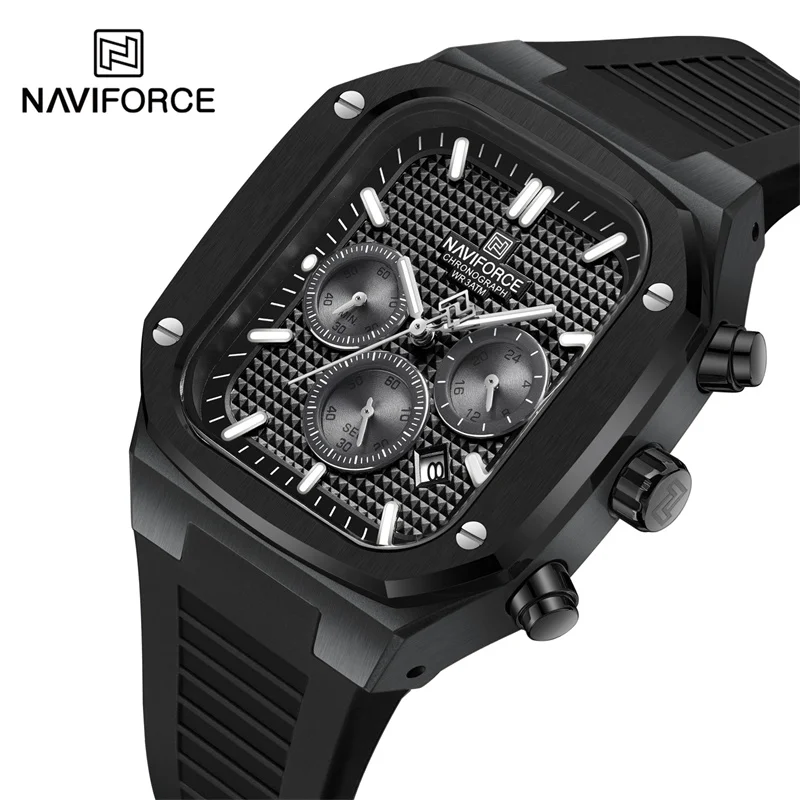 

Men's Watch NAVIFORCE Brand Waterproof Luminous Date Chronograph Quartz Wristwatches New Luxury Fashion Clock Relogio Masculino