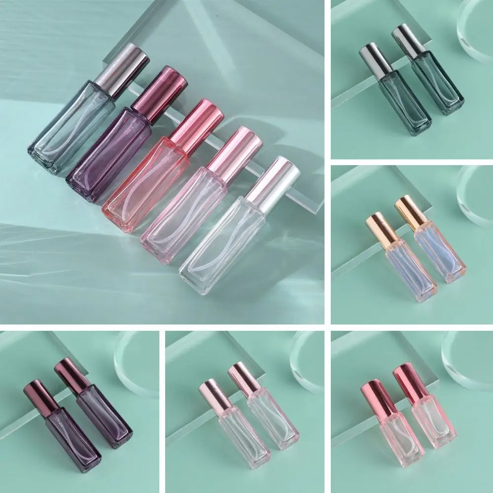 Colorful Square Spray Bottle Fine Mist 10ml 20ml Glass Perfume Bottle Clear Refillable Bottle Perfume Sample Vials Sub-Bottling
Colorful Square Spray Bottle Fine Mist 10ml 20ml Glass Perfume Bottle Clear Refillable Bottle Perfume Sample Vials Sub-Bottling