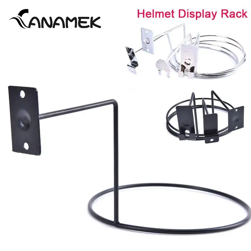 

1PCS Bicycle Motorcycle Helmet Display Rack Storage Holders Racks On The Wall Hat Rack Screw Display Rack Cap Holder