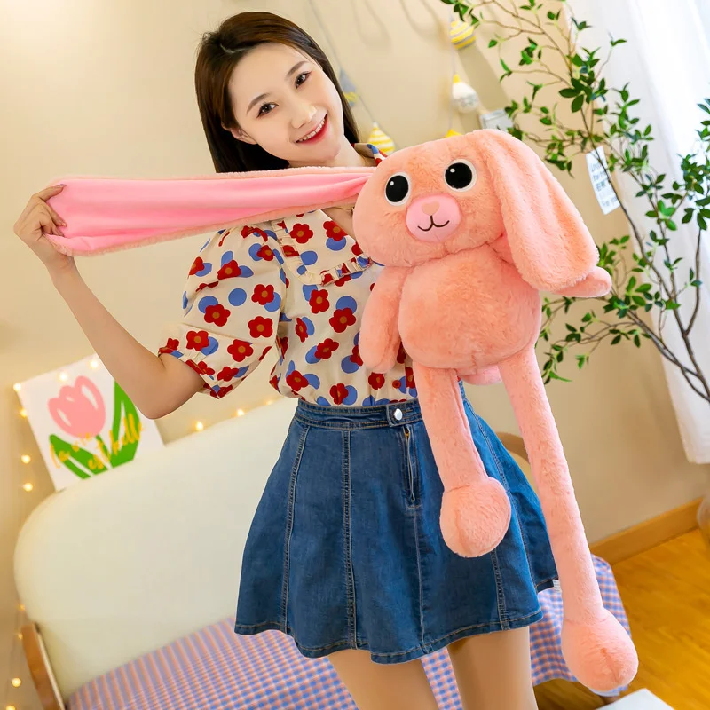 80/100cm Pull Ear Rabbit Long Ears Bunny Doll Ears And Legs Stretchable Rabbit Stuffed Animal Plush Toy Birthday Gifts
80/100cm Pull Ear Rabbit Long Ears Bunny Doll Ears And Legs Stretchable Rabbit Stuffed Animal Plush Toy Birthday Gifts