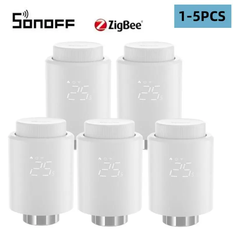 Термостатический клапан радиатора SONOFF Zigbee, умный привод термостата, контроль температуры, поддержка Alexa ZHA Zigbee
Термостатический клапан радиатора SONOFF Zigbee, умный привод термостата, контроль температуры, поддержка Alexa ZHA Zigbee