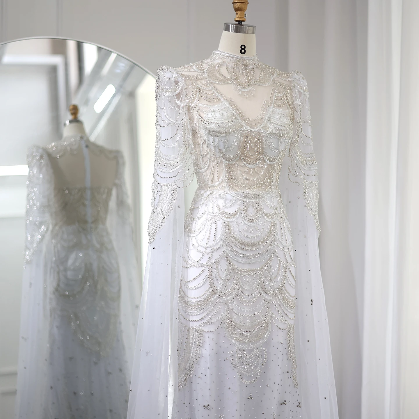 Green Luxury Dubai Mermaid Evening Dresses with Cape Sleeves Arabic Muslim Women Wedding Party Gowns Plus Size 26 Mallzona S37a8188b284e4f0592f72d2a36f2fc132 Green Luxury Dubai Mermaid Evening Dresses with Cape Sleeves Arabic Muslim Women Wedding Party Gowns Plus Size Mallzona