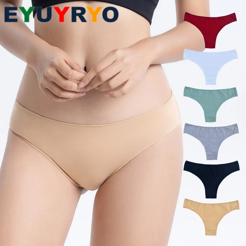 EYUYRYO Hot Brand Brazilian Panties Women Sexy Thong Cotton Young Girl Underpants Seamless Female Underwear Set 1 3 5 Pcs / Lot 
EYUYRYO Hot Brand Brazilian Panties Women Sexy Thong Cotton Young Girl Underpants Seamless Female Underwear Set 1 3 5 Pcs / Lot