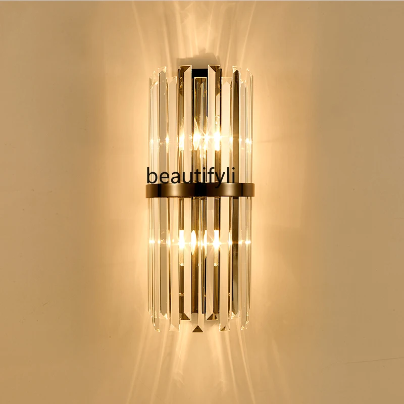 yj Post-Modern Light Luxury Crystal Wall Lamp Living Room Television Background Wall Bedroom Bedside Corridor Aisle Wall Lamp
yj Post-Modern Light Luxury Crystal Wall Lamp Living Room Television Background Wall Bedroom Bedside Corridor Aisle Wall Lamp