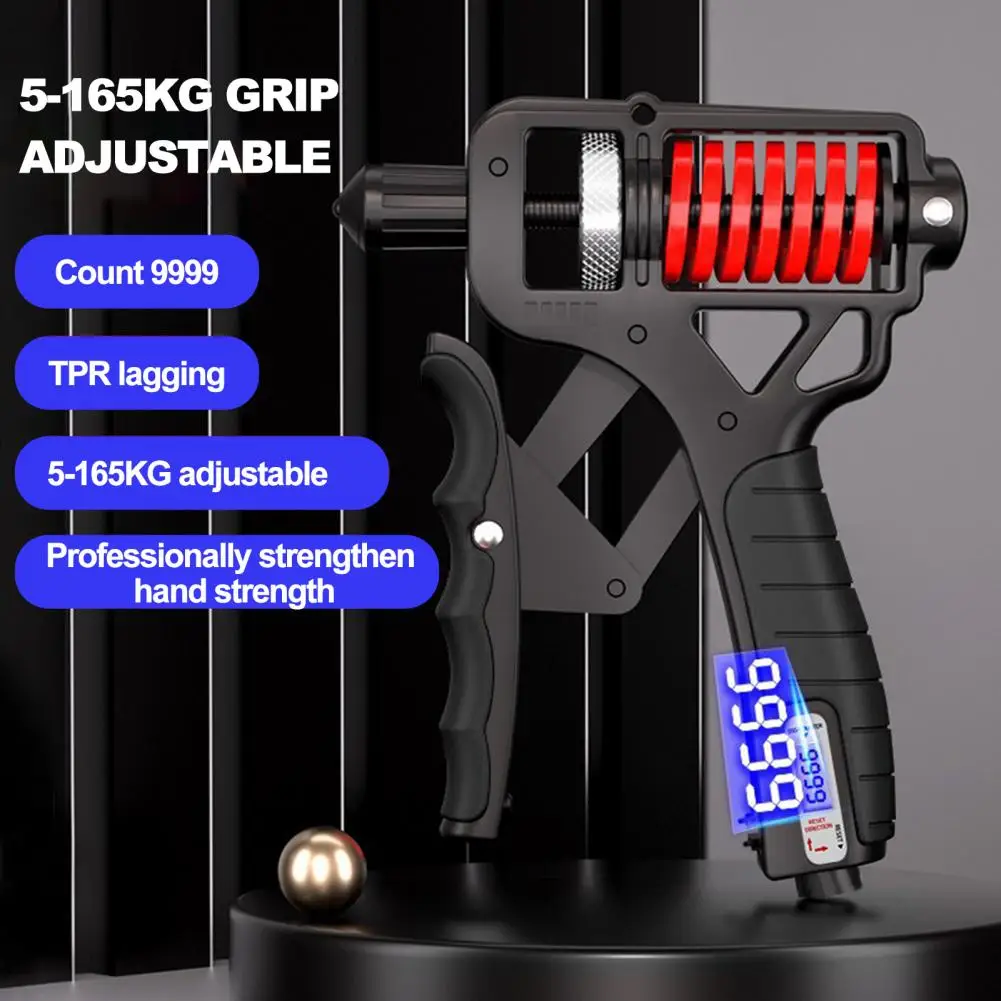 Тренажер для рук, электрический счетчик, тренажер для захвата с регулируемым расстоянием 5-165 кг, эргономичный, нескользящий, для предплечья
Тренажер для рук, электрический счетчик, тренажер для захвата с регулируемым расстоянием 5-165 кг, эргономичный, нескользящий, для предплечья