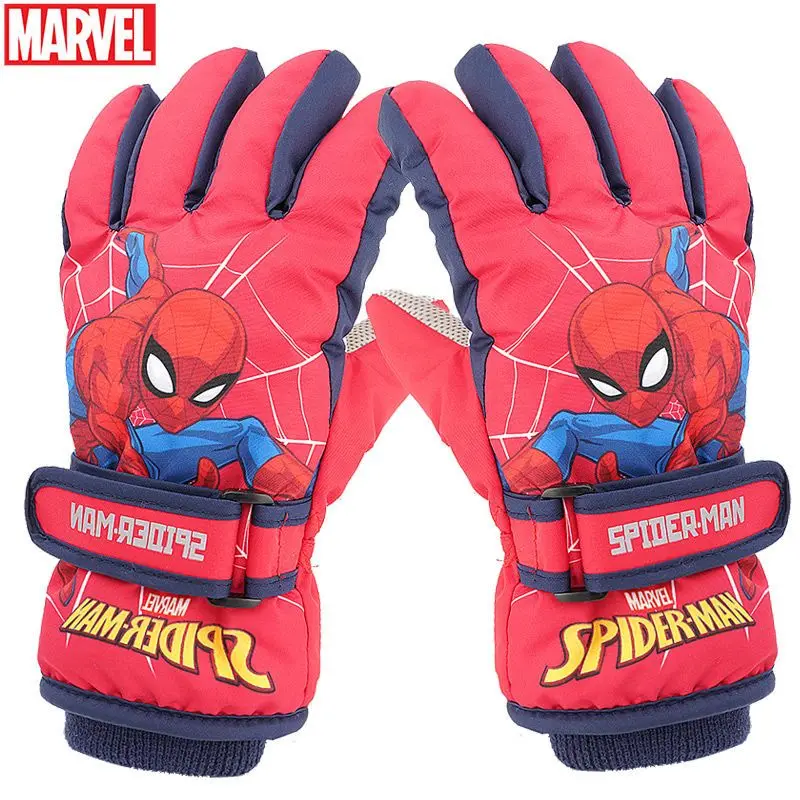 Оригинальные детские перчатки комиксов Marvel Капитан Америка Человек-паук Зимние новые теплые бархатные утепленные водонепроницаемые лыжные перчатки
Оригинальные детские перчатки комиксов Marvel Капитан Америка Человек-паук Зимние новые теплые бархатные утепленные водонепроницаемые лыжные перчатки