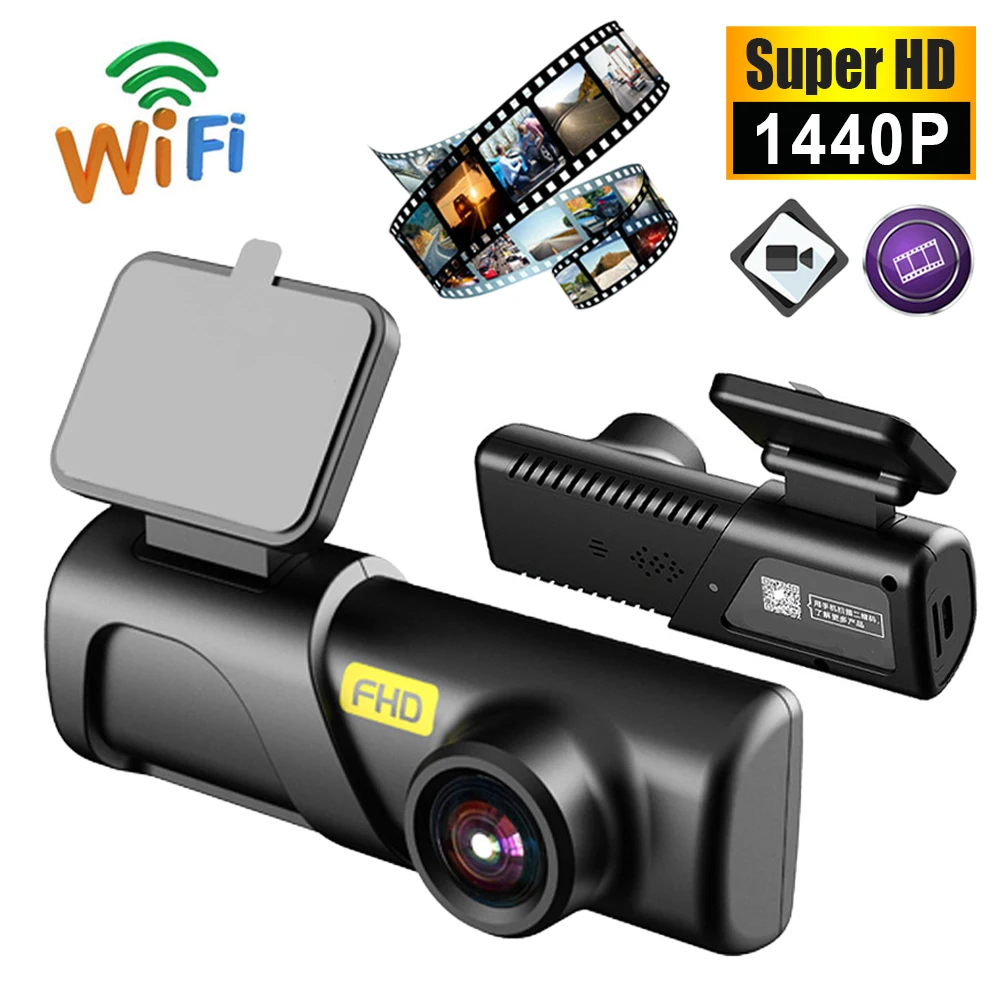 1PCS Car Dash Cam 2K 1440P HD Car DVR With Night Vision WiFi Loop Recording 24Hour Parking Monitoring Car Video Recorder
1PCS Car Dash Cam 2K 1440P HD Car DVR With Night Vision WiFi Loop Recording 24Hour Parking Monitoring Car Video Recorder