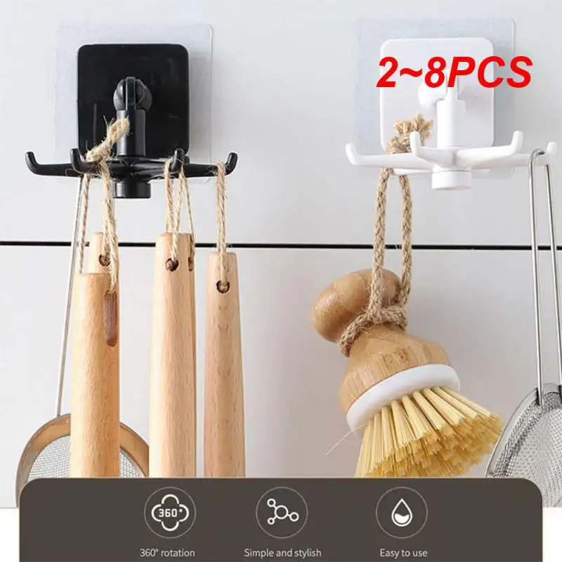 2~8PCS Kitchen Hook Multi-Purpose Hooks 360 Degrees Rotated Rotatable Rack For Organizer And Storage Spoon Hanger For Kitchen 
2~8PCS Kitchen Hook Multi-Purpose Hooks 360 Degrees Rotated Rotatable Rack For Organizer And Storage Spoon Hanger For Kitchen