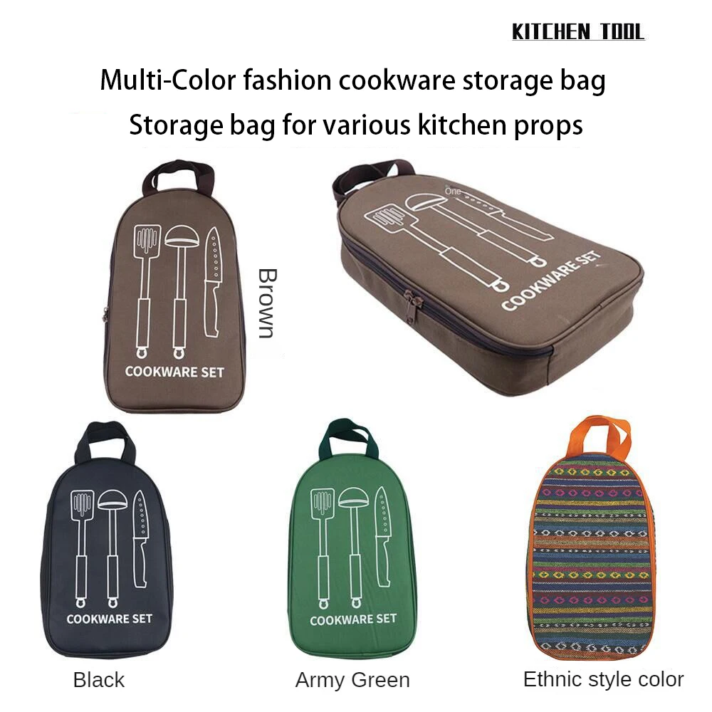 

Picnic Bag Save Space Easy To Use Functional Durable Foldable Multifunctional Camping Storage Storage Bag Camping Convenient