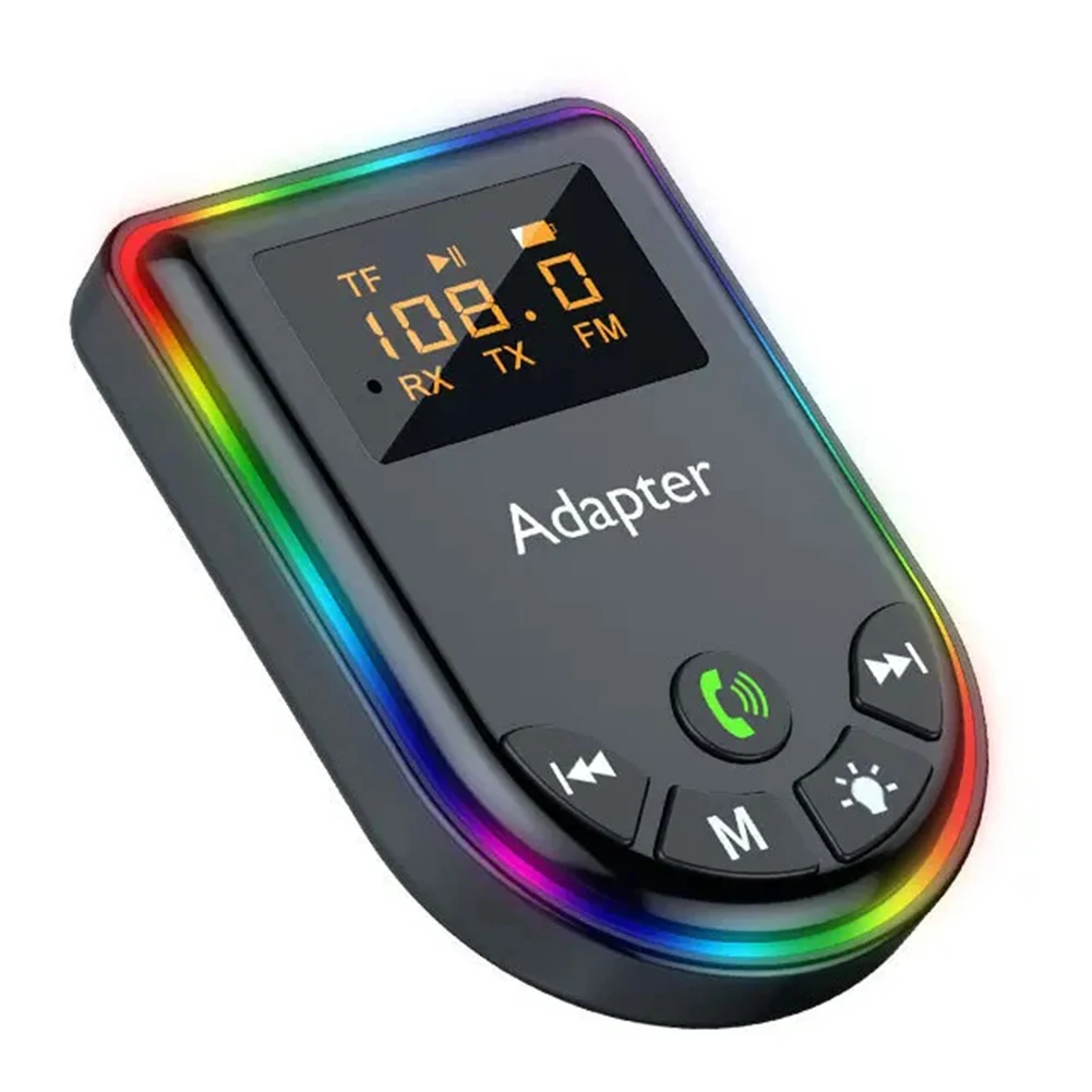 1pc DC5V 1A Car Bluetooth-compatible 5.3 Transmitter Receiver LED Display Audio Wireless Adapter AUX+FM Dual Output Audio Parts
1pc DC5V 1A Car Bluetooth-compatible 5.3 Transmitter Receiver LED Display Audio Wireless Adapter AUX+FM Dual Output Audio Parts