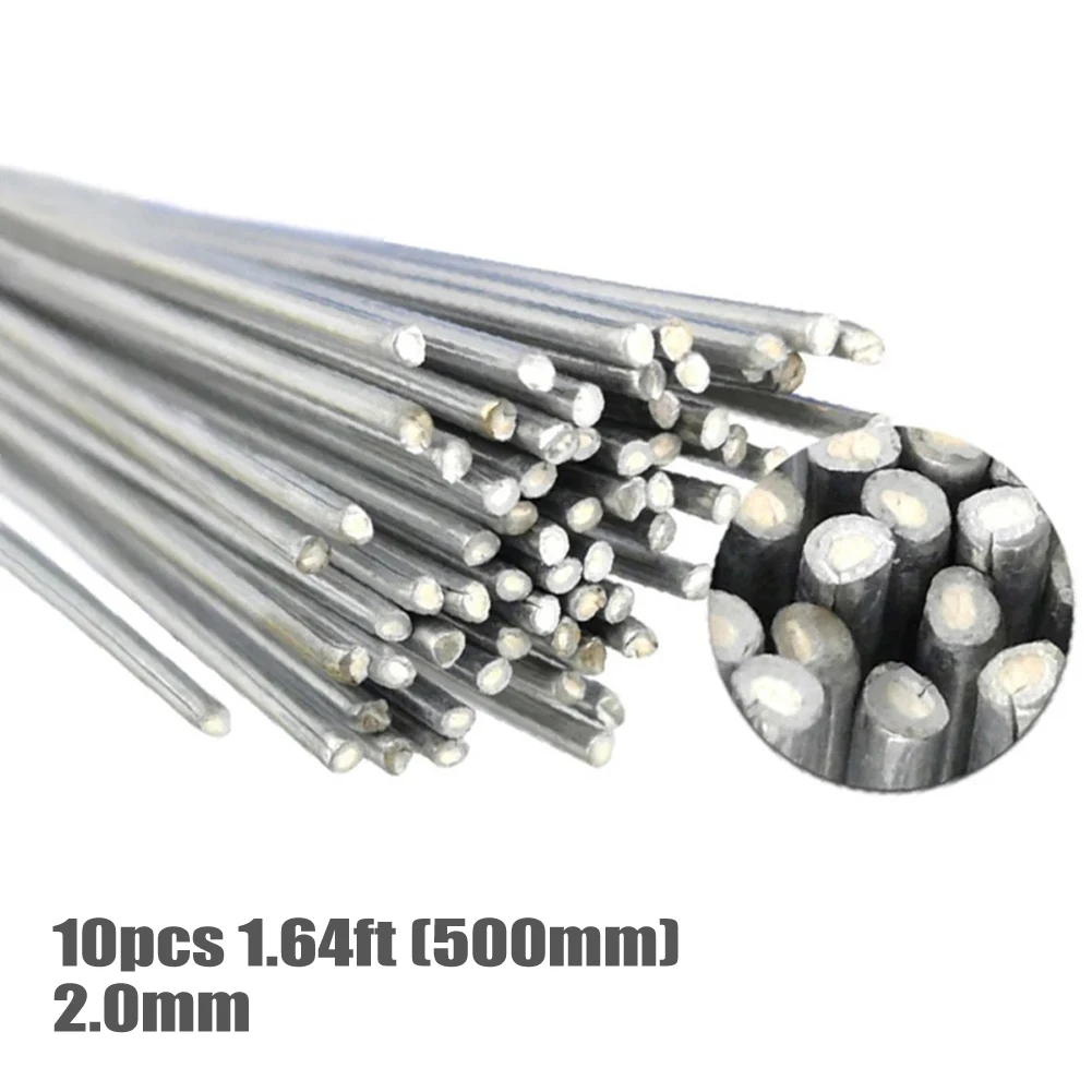 10pcs Flux Cored Wire Low Temperature Easy Melt Aluminum Welding Rods Flux Cored Wire 500mm/1.64ft Power Tools Accessories
10pcs Flux Cored Wire Low Temperature Easy Melt Aluminum Welding Rods Flux Cored Wire 500mm/1.64ft Power Tools Accessories