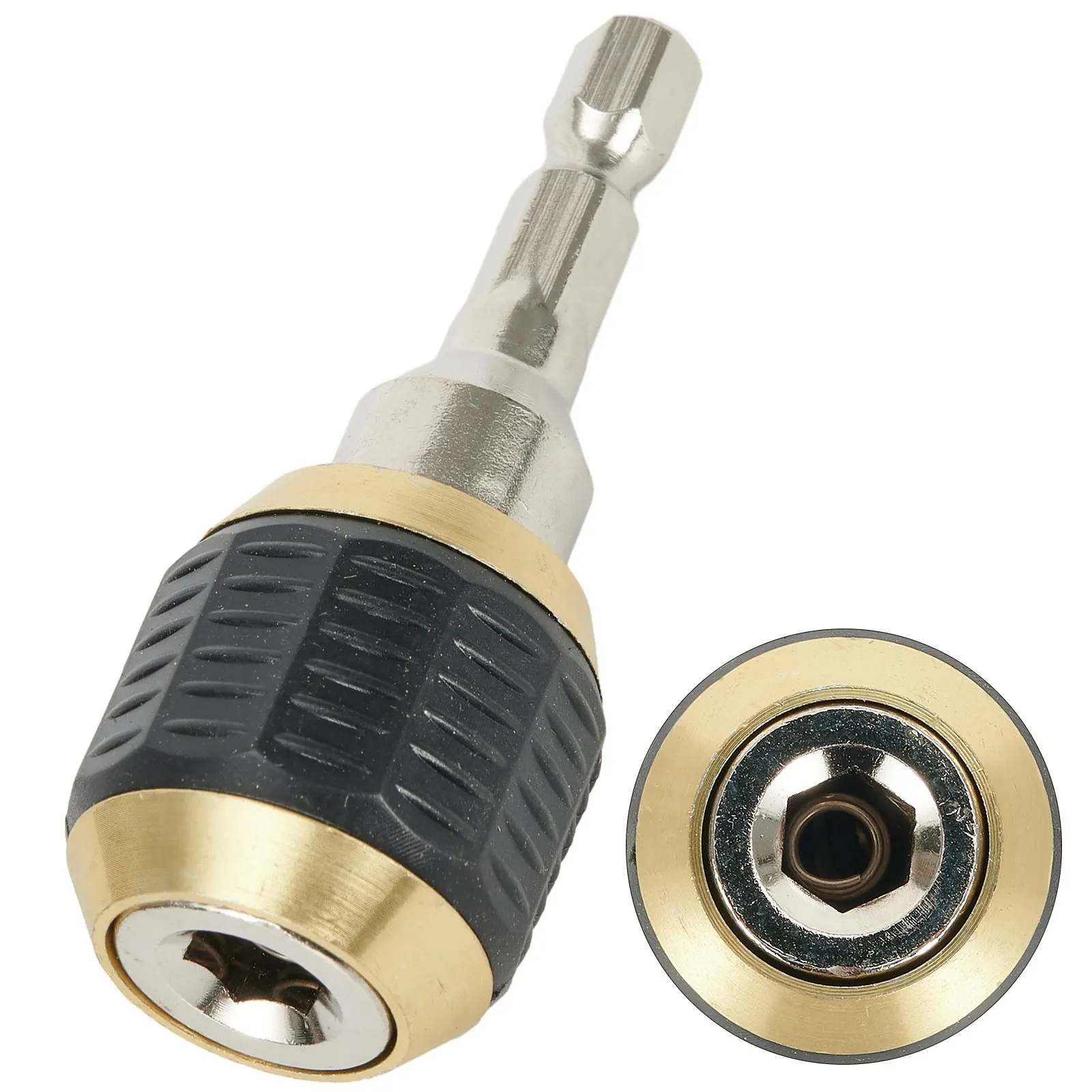 Screwdriver Keyless Drill Chuck 60mm Length Carbon Steel Conversion Bar Impact Driver Adaptor Indexable Drill Bit
Screwdriver Keyless Drill Chuck 60mm Length Carbon Steel Conversion Bar Impact Driver Adaptor Indexable Drill Bit