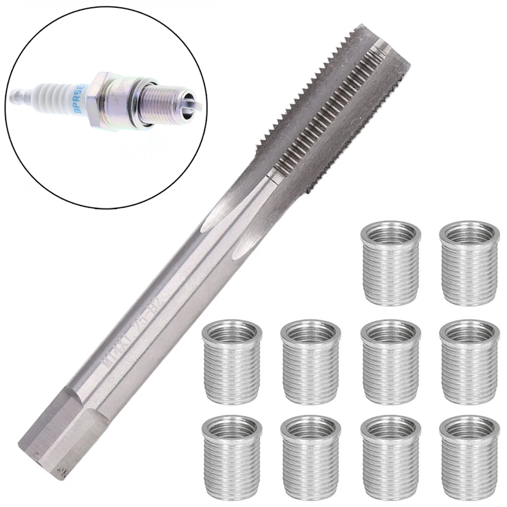 Tap Spark Plug Repair Thread Repair Kit Factory Workshop 10mm*10 Equipment Hand Tools Hole Light Light Equipment Plug-In Repair
Tap Spark Plug Repair Thread Repair Kit Factory Workshop 10mm*10 Equipment Hand Tools Hole Light Light Equipment Plug-In Repair