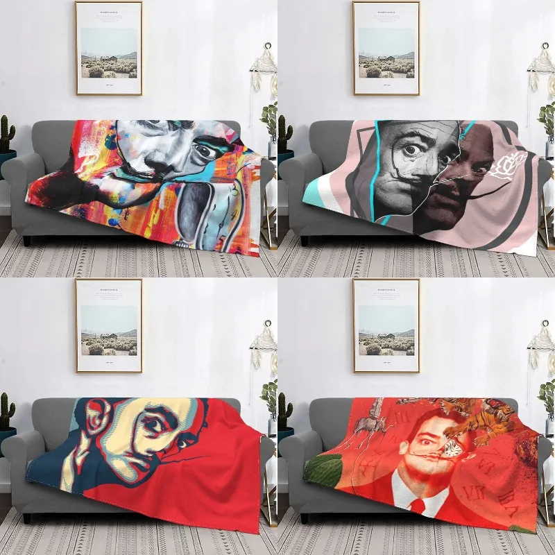 Salvador Dali Pop Art Realism Painting Blankets Flannel Spain Surrealism Drawing Artist Throw Blanket for Bedroom Bedspreads
Salvador Dali Pop Art Realism Painting Blankets Flannel Spain Surrealism Drawing Artist Throw Blanket for Bedroom Bedspreads