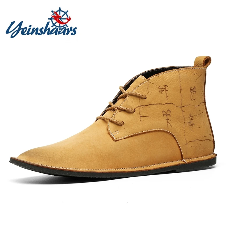 Newest Brand Chinese Style Designer Men Pointed Ankle Boots Cow Leather High Tops Shoes Causal Flats Moccasins Luxury Punk Rock
Newest Brand Chinese Style Designer Men Pointed Ankle Boots Cow Leather High Tops Shoes Causal Flats Moccasins Luxury Punk Rock