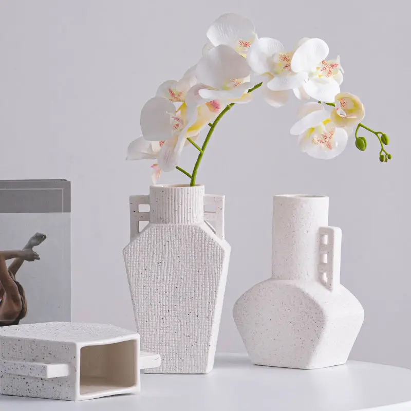 

Ceramic Decoration, Dried Flower Vase, Zen Soft Decoration, Living Room Flower Arrangement, High-end Ornaments, Home Decoration