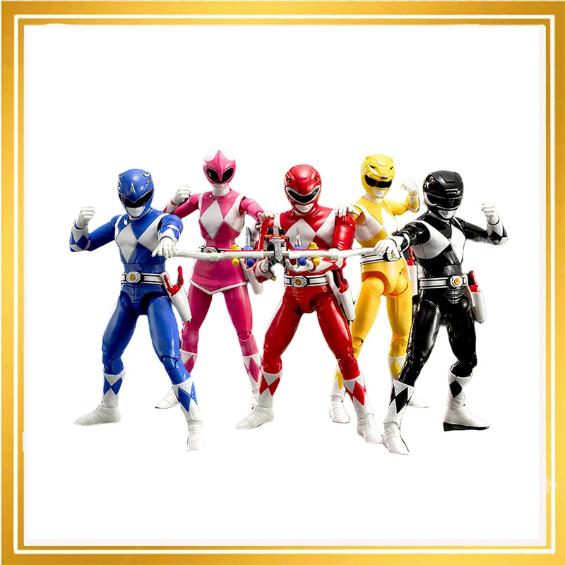 Original 15cm Flame Toys Furai Model Mighty Morhpin Power Rangers Action Figure : Red/Black/Pink/Blue/Yellow Ranger Figure Toys
Original 15cm Flame Toys Furai Model Mighty Morhpin Power Rangers Action Figure : Red/Black/Pink/Blue/Yellow Ranger Figure Toys