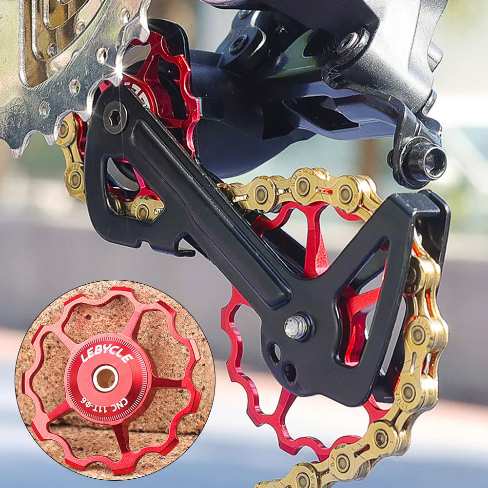 11-15T Wheel MTB Steel Bearing Pulley Road Bike Bicycle Rear Derailleur Aluminum Alloy Rear Derailleur Wheel Bicycle Accesseries
11-15T Wheel MTB Steel Bearing Pulley Road Bike Bicycle Rear Derailleur Aluminum Alloy Rear Derailleur Wheel Bicycle Accesseries