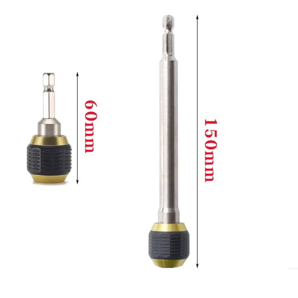 Drill Bits Change Adapter Round Grip Stainless Steel 1/4 Self-Locking 50mm150mm Connecting Rod Holder Non-slip
Drill Bits Change Adapter Round Grip Stainless Steel 1/4 Self-Locking 50mm150mm Connecting Rod Holder Non-slip