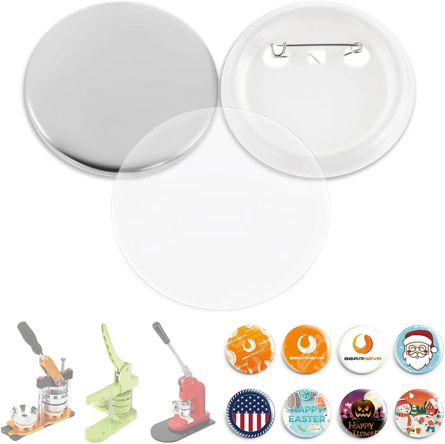 500Pcs Blank Badge Pin Button Maker Parts Material Supplies 32MM DIY Button Maker Making Punch Press Machine Material Part
500Pcs Blank Badge Pin Button Maker Parts Material Supplies 32MM DIY Button Maker Making Punch Press Machine Material Part