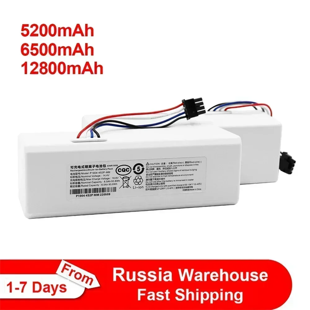 for Xiaomi Robot Battery 1C P1904-4S1P-MM Mijia Mi Vacuum Cleaner Sweeping Mopping Robot Replacement Battery G1
for Xiaomi Robot Battery 1C P1904-4S1P-MM Mijia Mi Vacuum Cleaner Sweeping Mopping Robot Replacement Battery G1