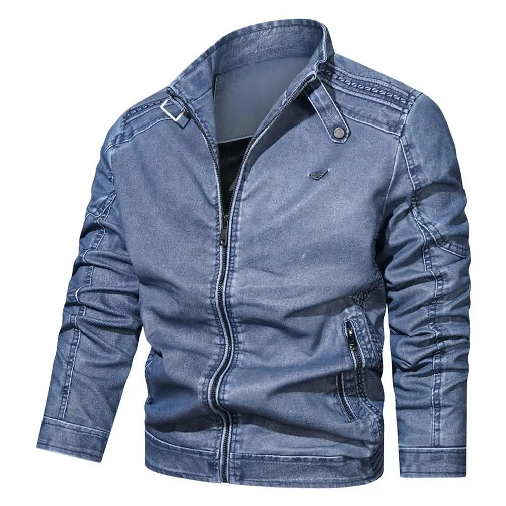 New Men's Leather Jackets Autumn Casual Motorcycle PU Jacket Biker Leather Coats Brand Clothing
New Men's Leather Jackets Autumn Casual Motorcycle PU Jacket Biker Leather Coats Brand Clothing