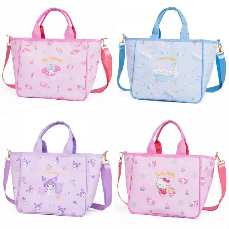 Kawaii Sanrios сумка через плечо Hello Kittys Kuromi My Melody Мультфильм Аниме фигурки большой емкости девушка сердце портативный водонепроницаемый тоут
Kawaii Sanrios сумка через плечо Hello Kittys Kuromi My Melody Мультфильм Аниме фигурки большой емкости девушка сердце портативный водонепроницаемый тоут