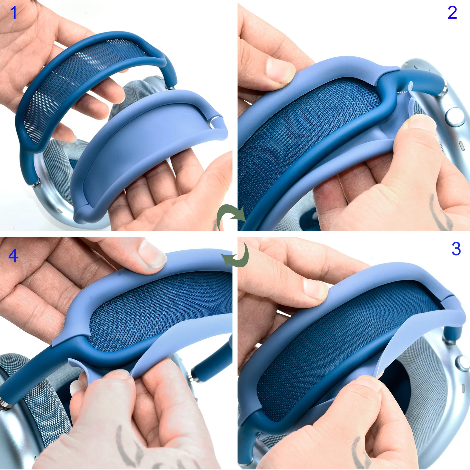 For Apple AirPods Max Headset Silicone Protective Sleeve New Head-mounted Bluetooth Headset Head Beam Protection
For Apple AirPods Max Headset Silicone Protective Sleeve New Head-mounted Bluetooth Headset Head Beam Protection