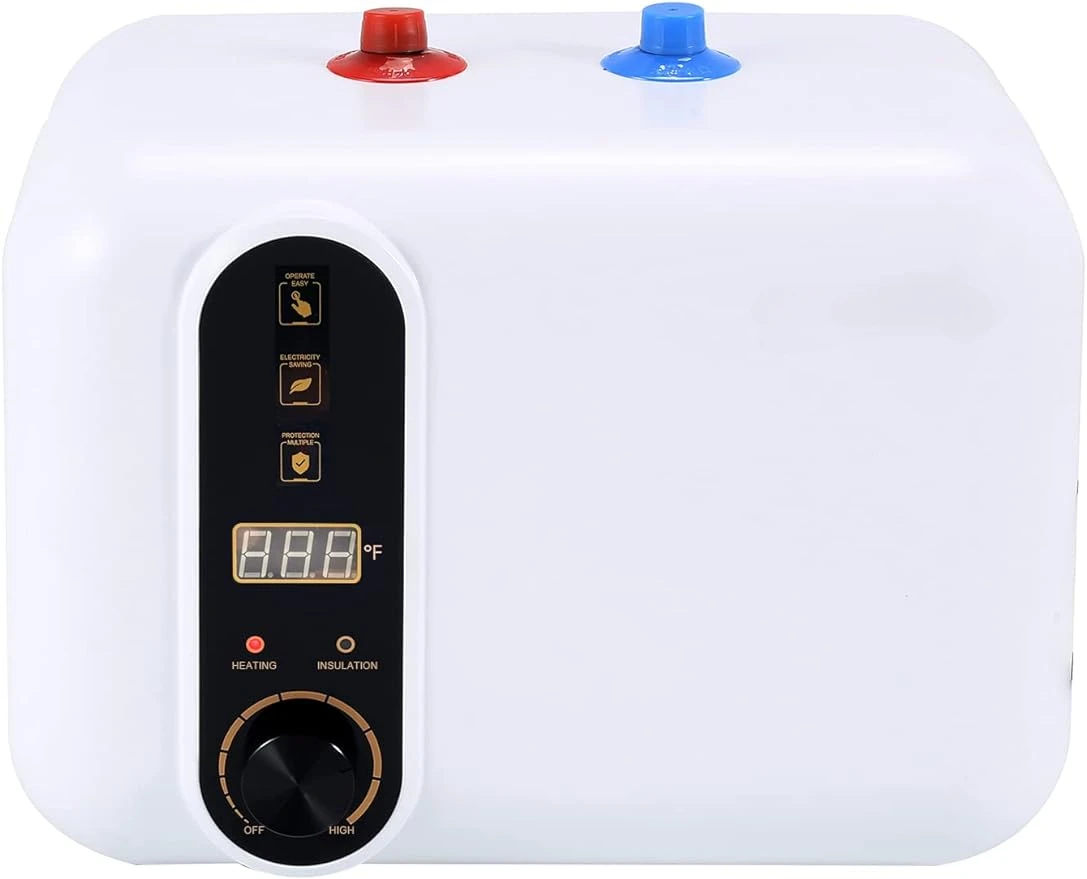 

Instant Hot Water Heater Electric 110/120V Mini Tank Point of Use Water Heater,Tr 2.6 Gallon Trailer 1.5KW Kitchen Instan