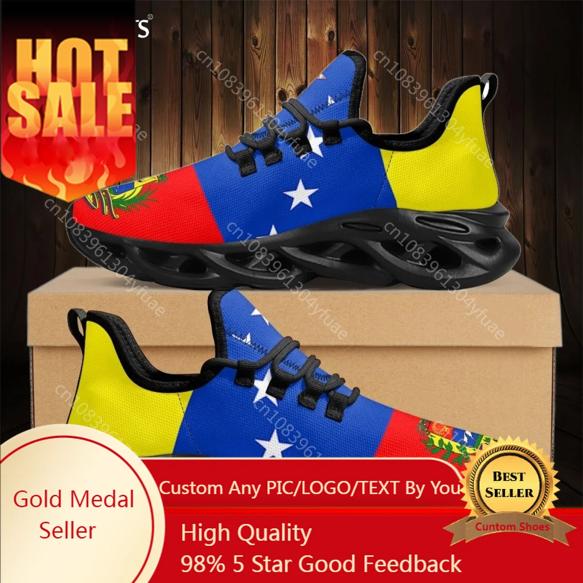 

Venezuela Flag Sneakers For Womens Mens Teenager 2023 Casual Running Shoes Breathable Cushion Walking Mesh Tennis