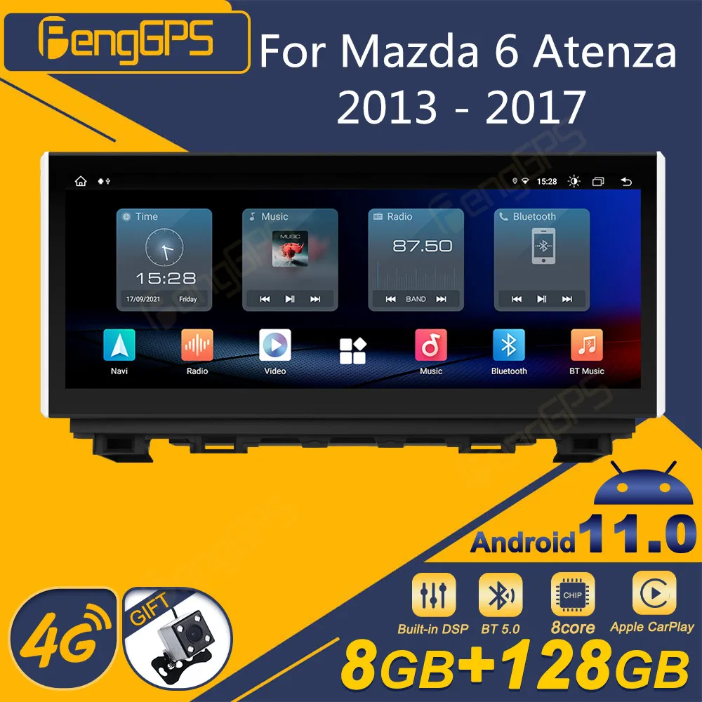 Автомагнитола для Mazda 6 Atenza 2013-2017, Android, 2Din, стереоприемник, Авторадио, мультимедийный плеер, GPS-навигация, головное устройство, экран
Автомагнитола для Mazda 6 Atenza 2013-2017, Android, 2Din, стереоприемник, Авторадио, мультимедийный плеер, GPS-навигация, головное устройство, экран